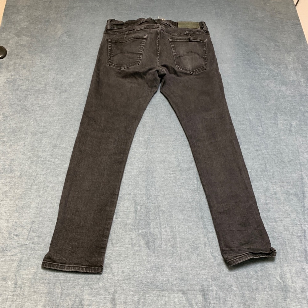 Armani Exchange Skinny Jeans Womens 32S Black Denim Cotton 5-Pockets Streetwear